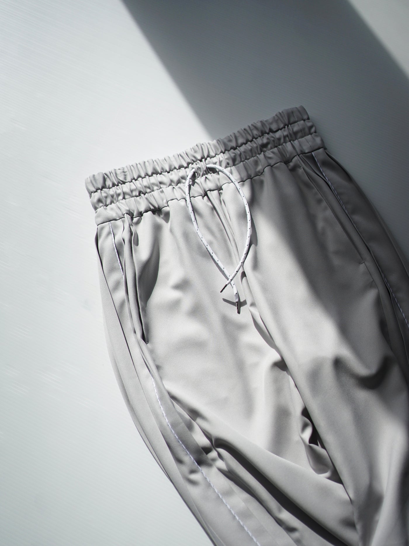 Polyester Linon pleated track pants