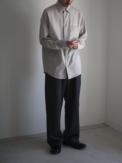 [Pre-order] Wool gently cloth regular shirt