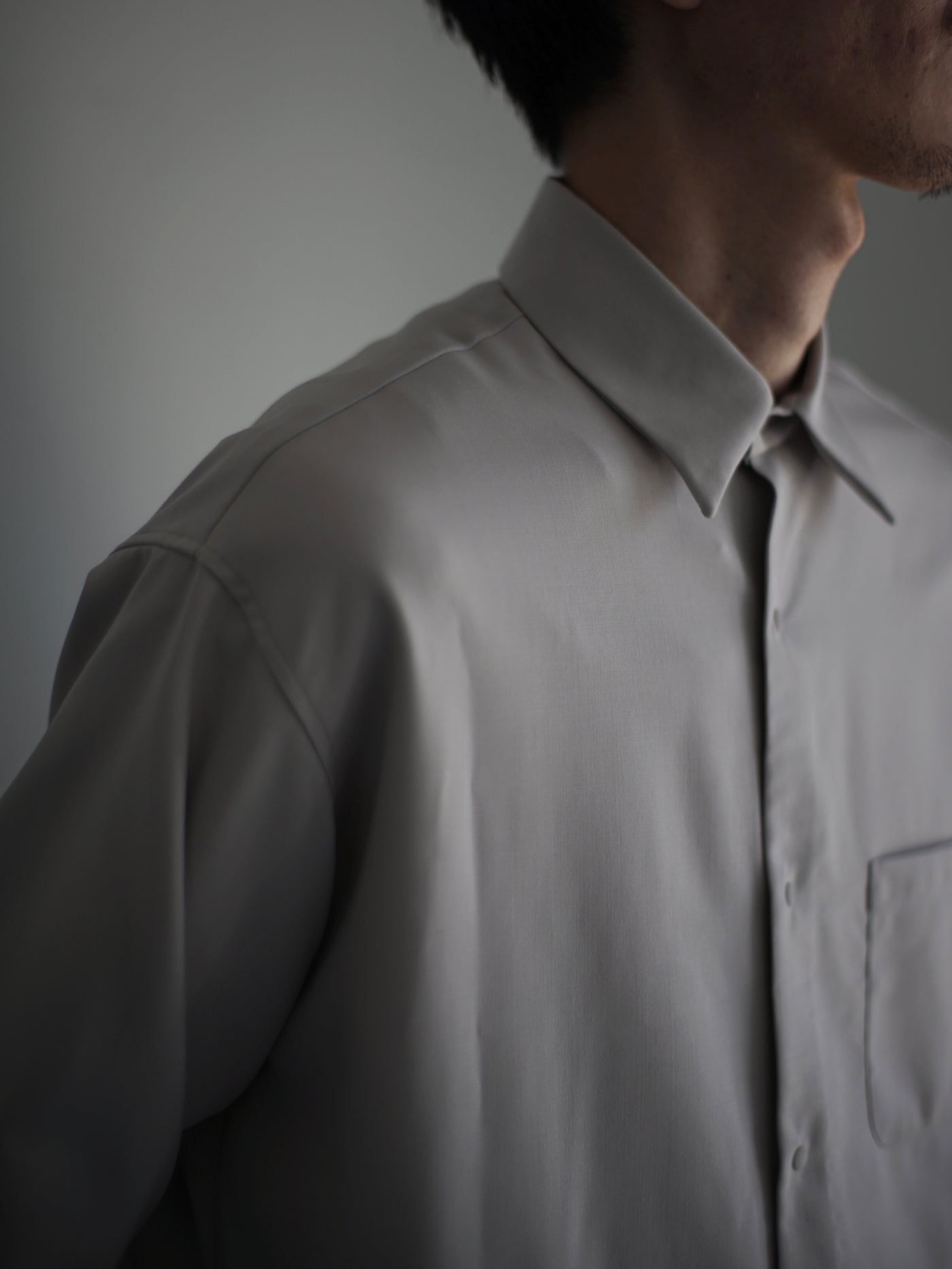[Pre-order] Wool gently cloth regular shirt