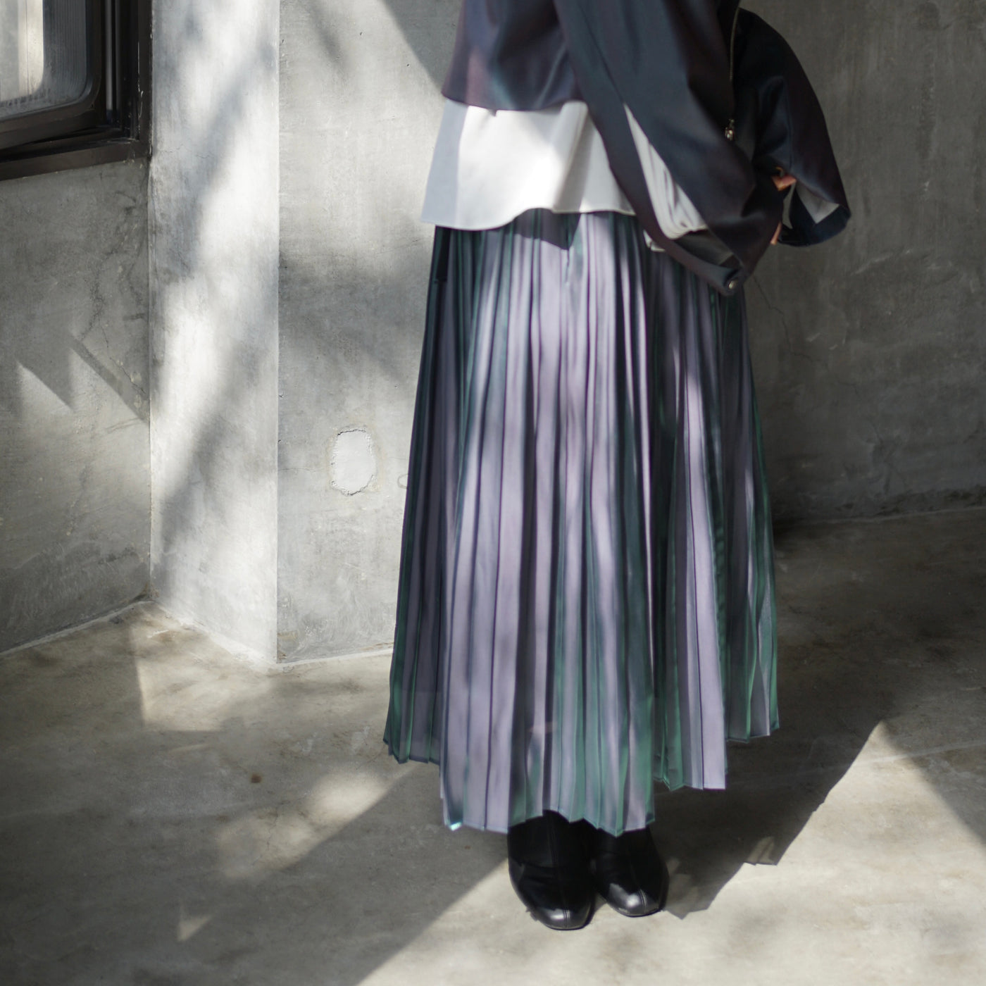 Aurora cloth double side pleated skirt – 服屋 itochi