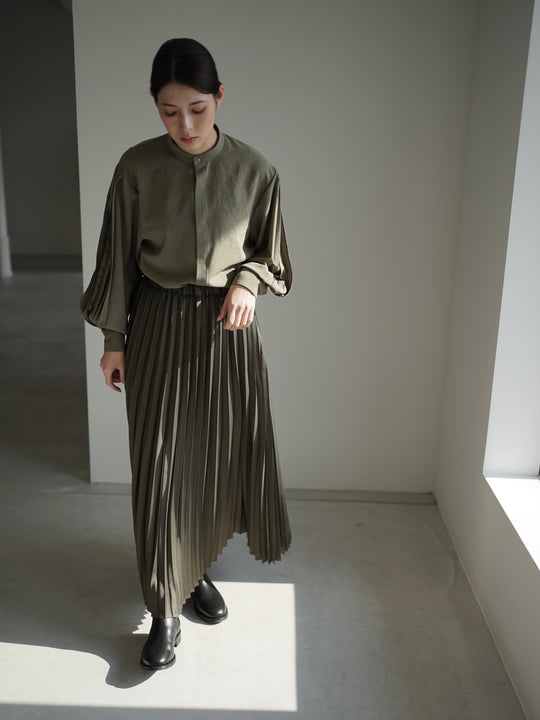 スカート Itochi half way accordion pleated skirt DSC09526_1839b727-b085-4246-