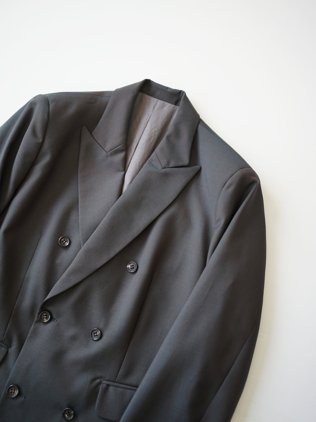 Wool & Kid mohair Tropical double breasted jacket – itochi 公式