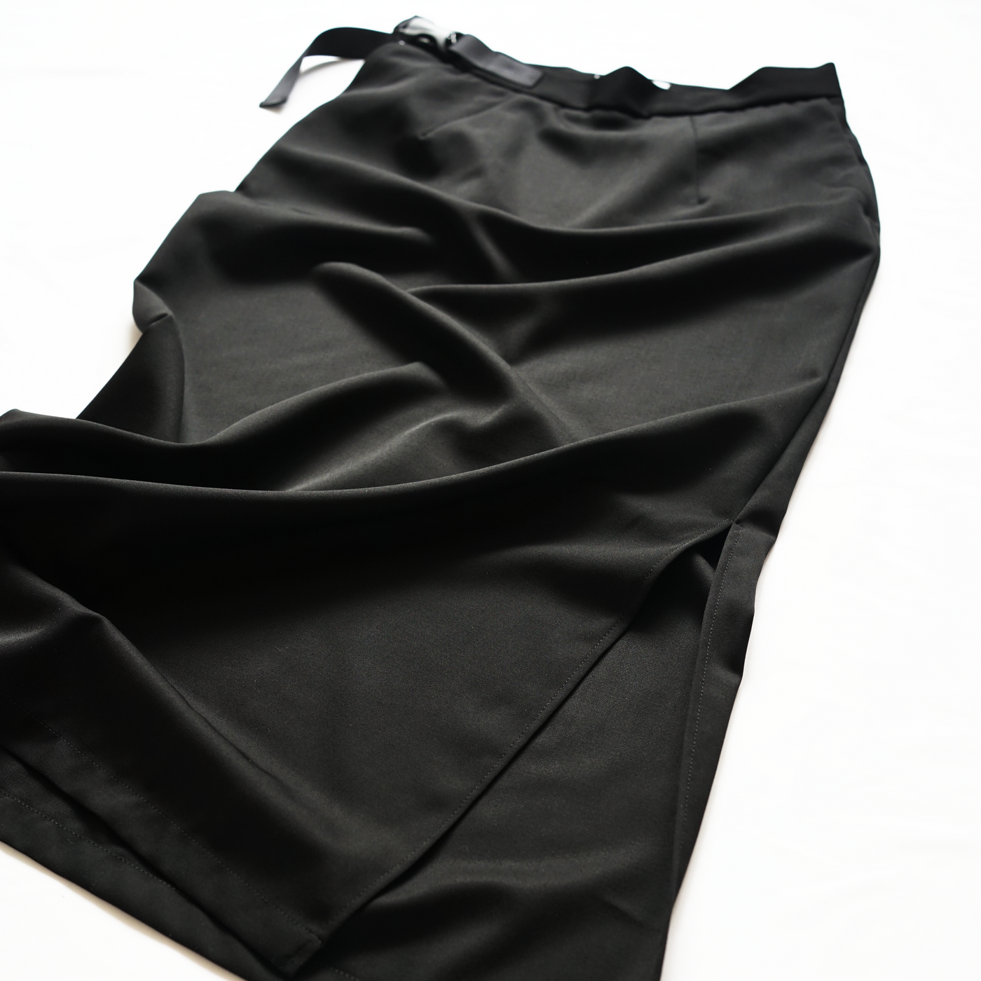 Super140's Wool Doeskin Tight Salt Skirt