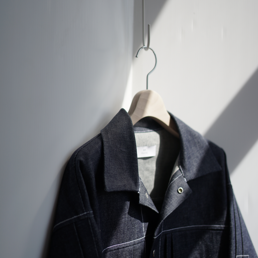 13oz selvedge denim pleated jacket – itochi Online store