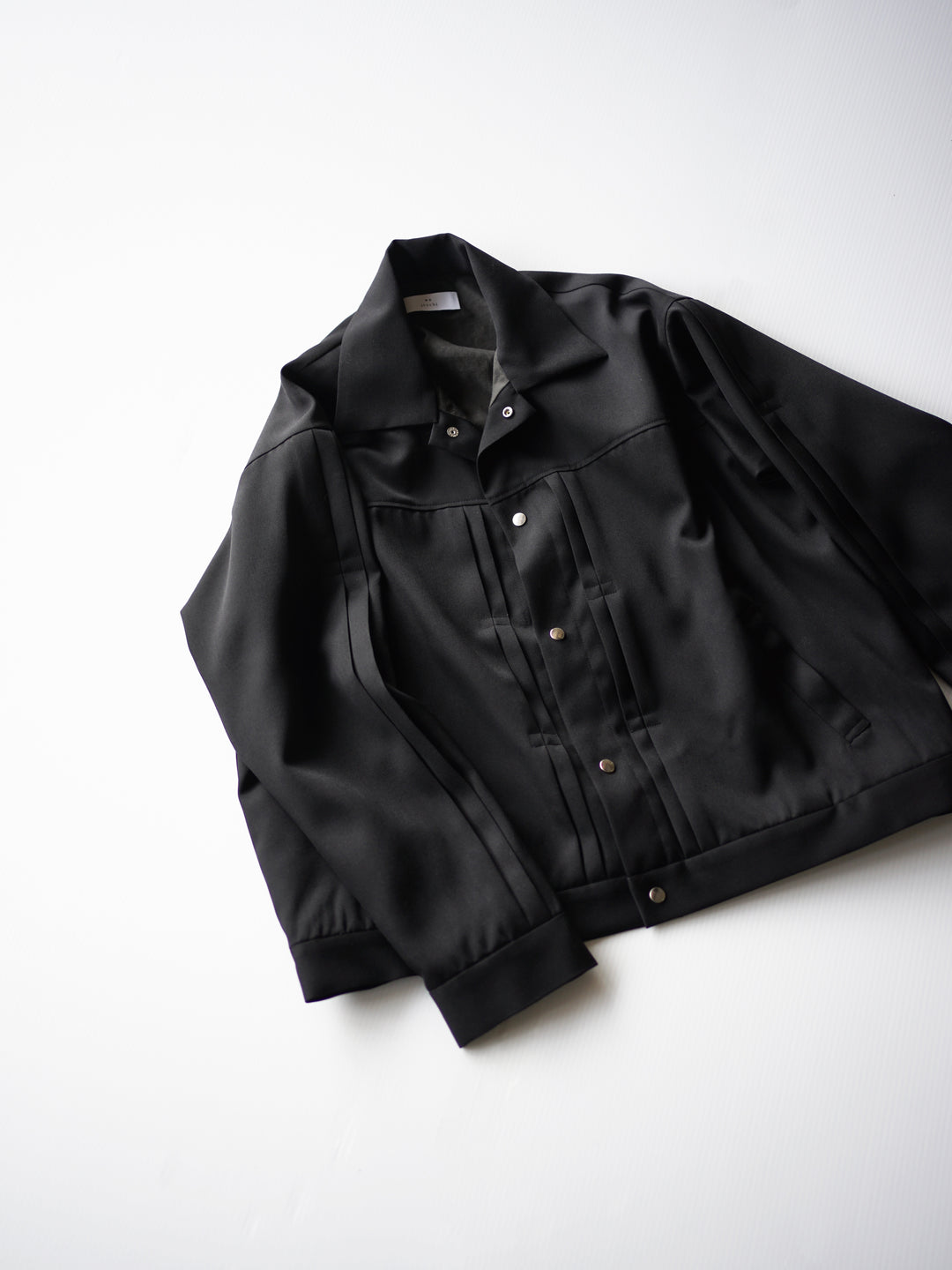 High density wool gabardine pleated jacket – itochi 公式オンライン