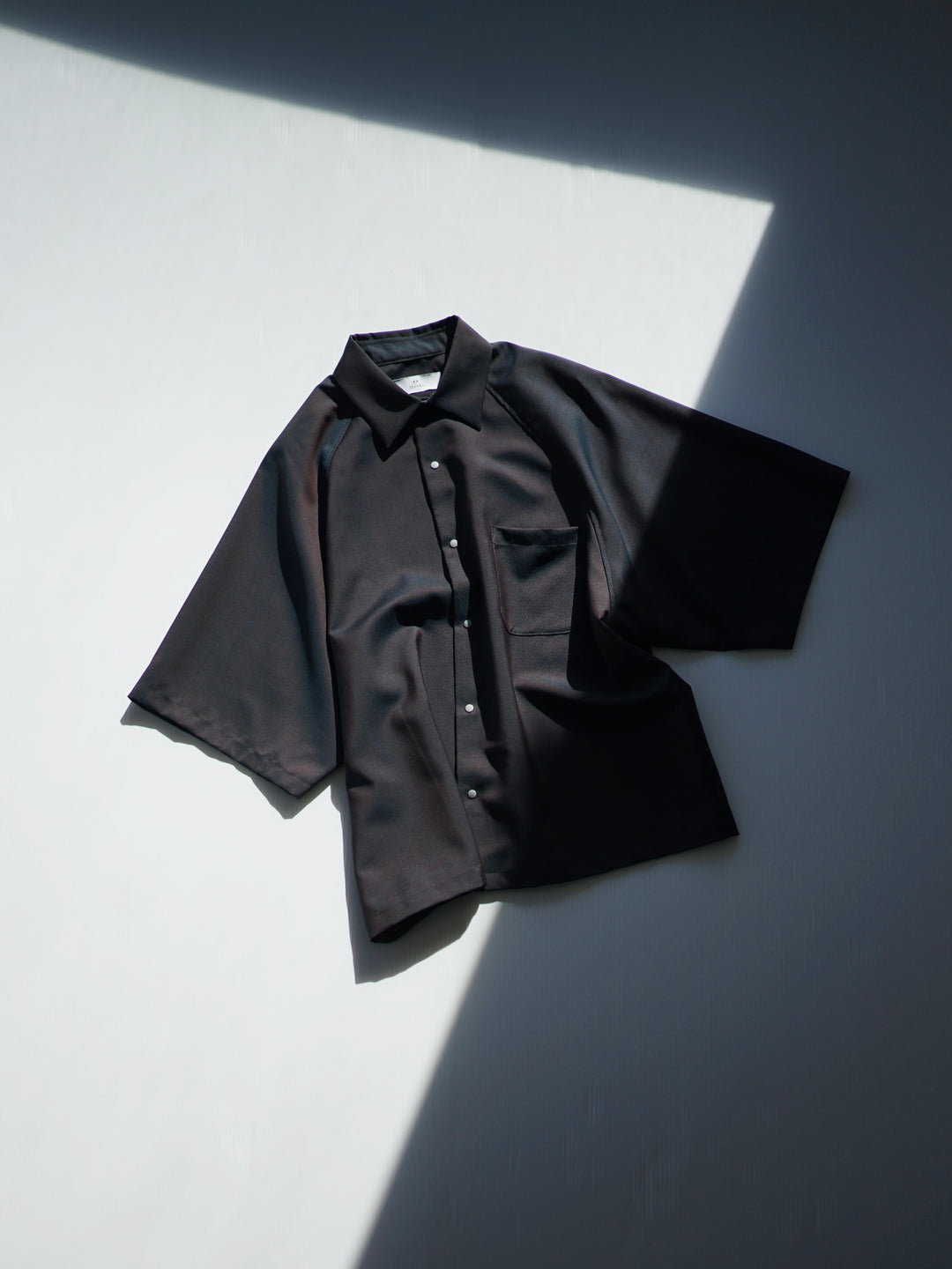 Pre-order] Wool & Kid mohair Tropical raglan half sleeve shirt