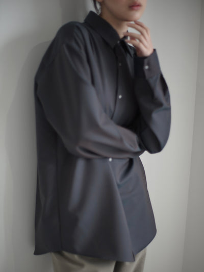 [Pre-order] Wool & Kid mohair Tropical regular shirt