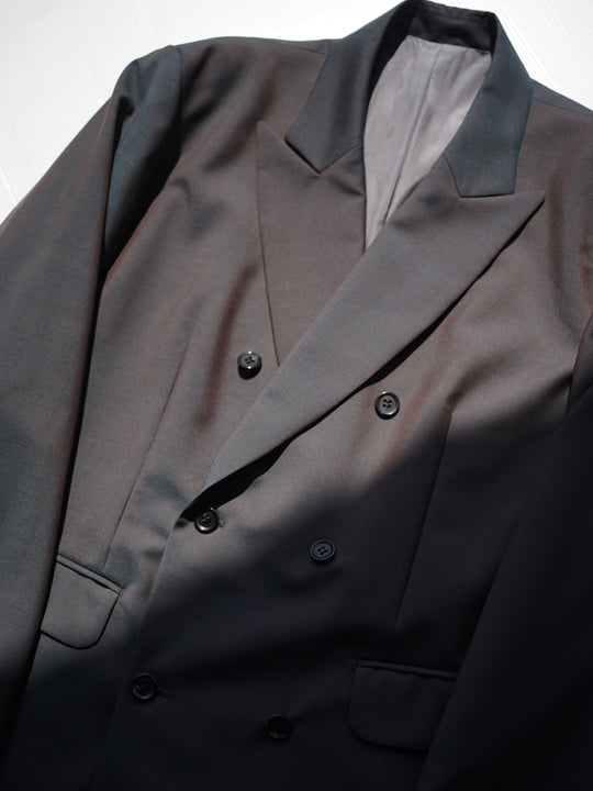 Pre-order] Wool & Kid mohair Tropical double breasted jacket