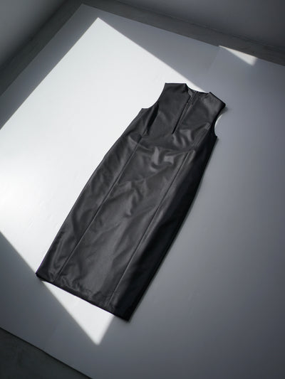[Pre-order] shuttle loom fabric keyneck jumper skirt