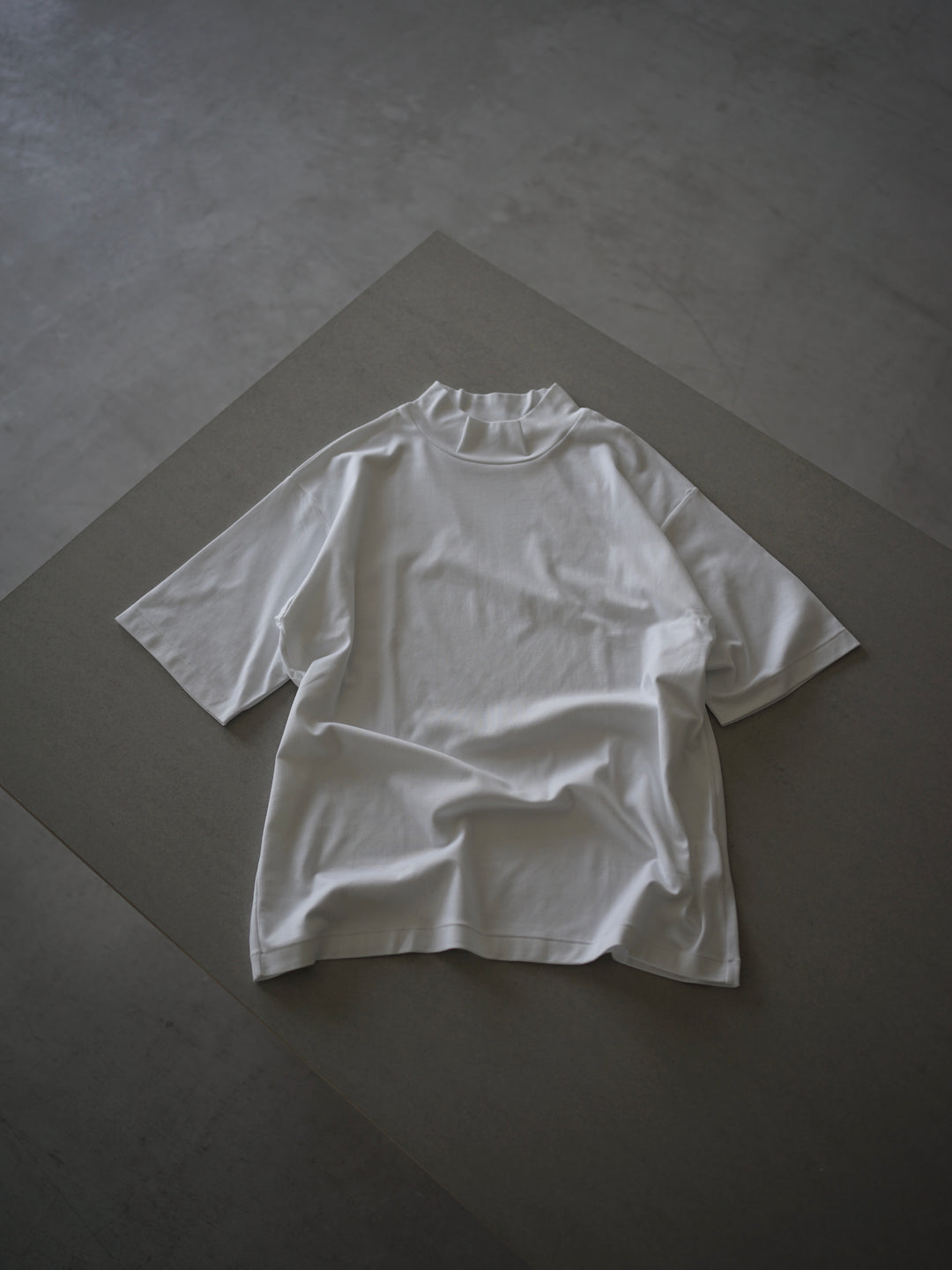 itochi スビンプラチナム スムース モックネック ハーフスリーブ Suvin cotton smooth mock neck half sleeves pullover shirt – itochi