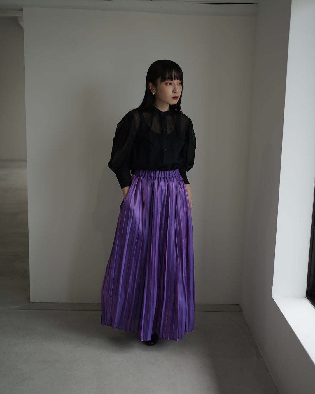 美品★ AURORA TWILL WRAP SKIRT Ameri（アメリ）の「AURORA TWILL WRAP SKIRT（スカート）」 - WEAR