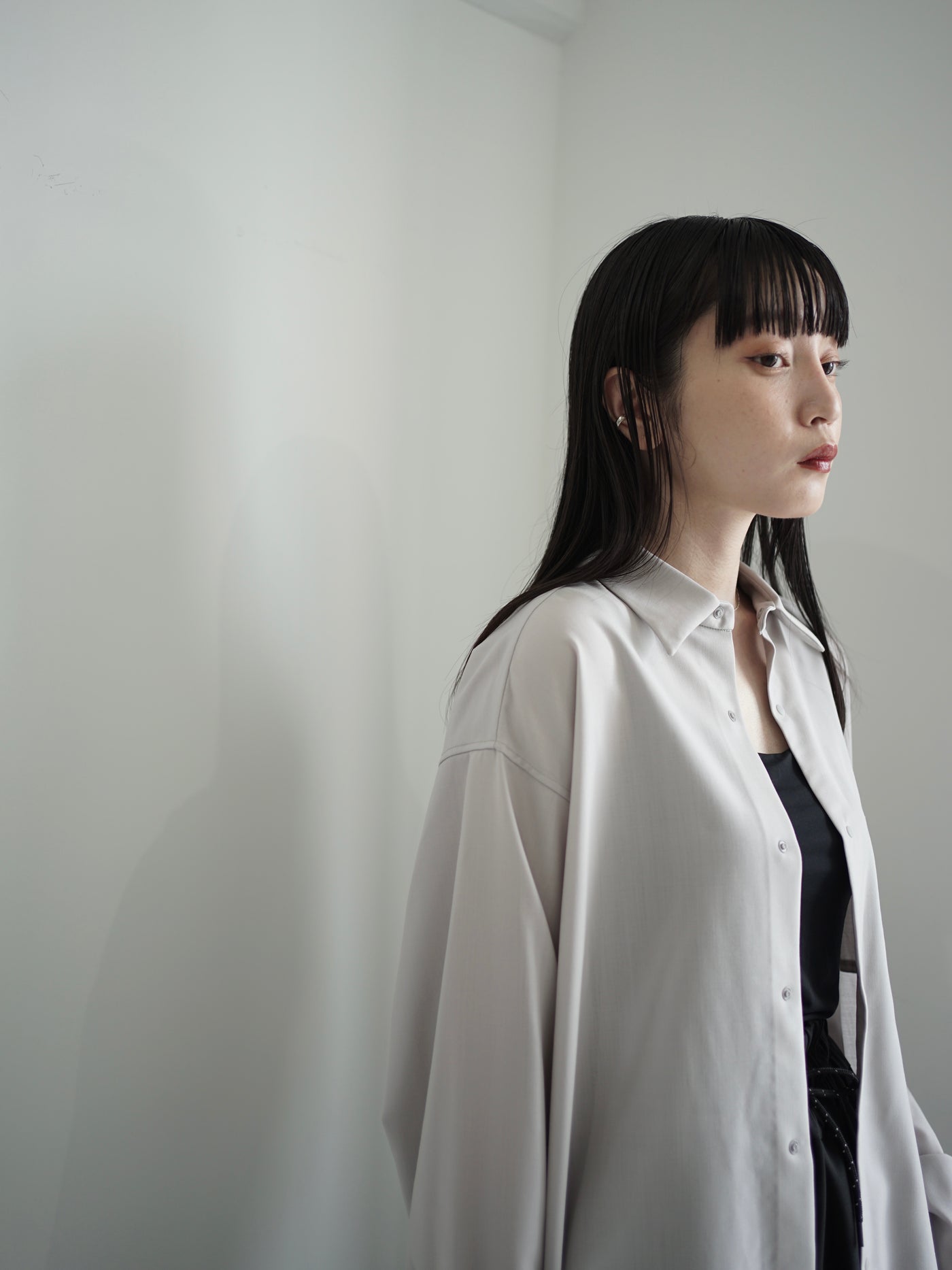 [Pre-order] Wool gently cloth regular shirt