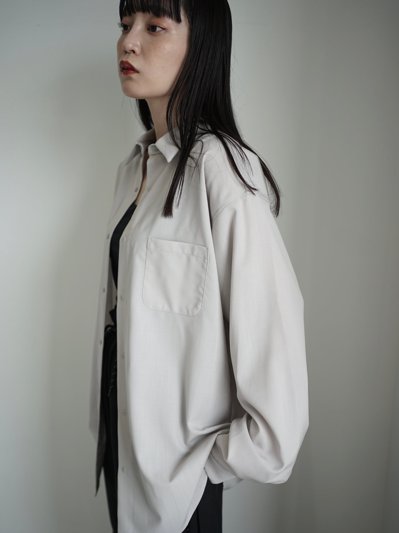 [Pre-order] Wool gently cloth regular shirt