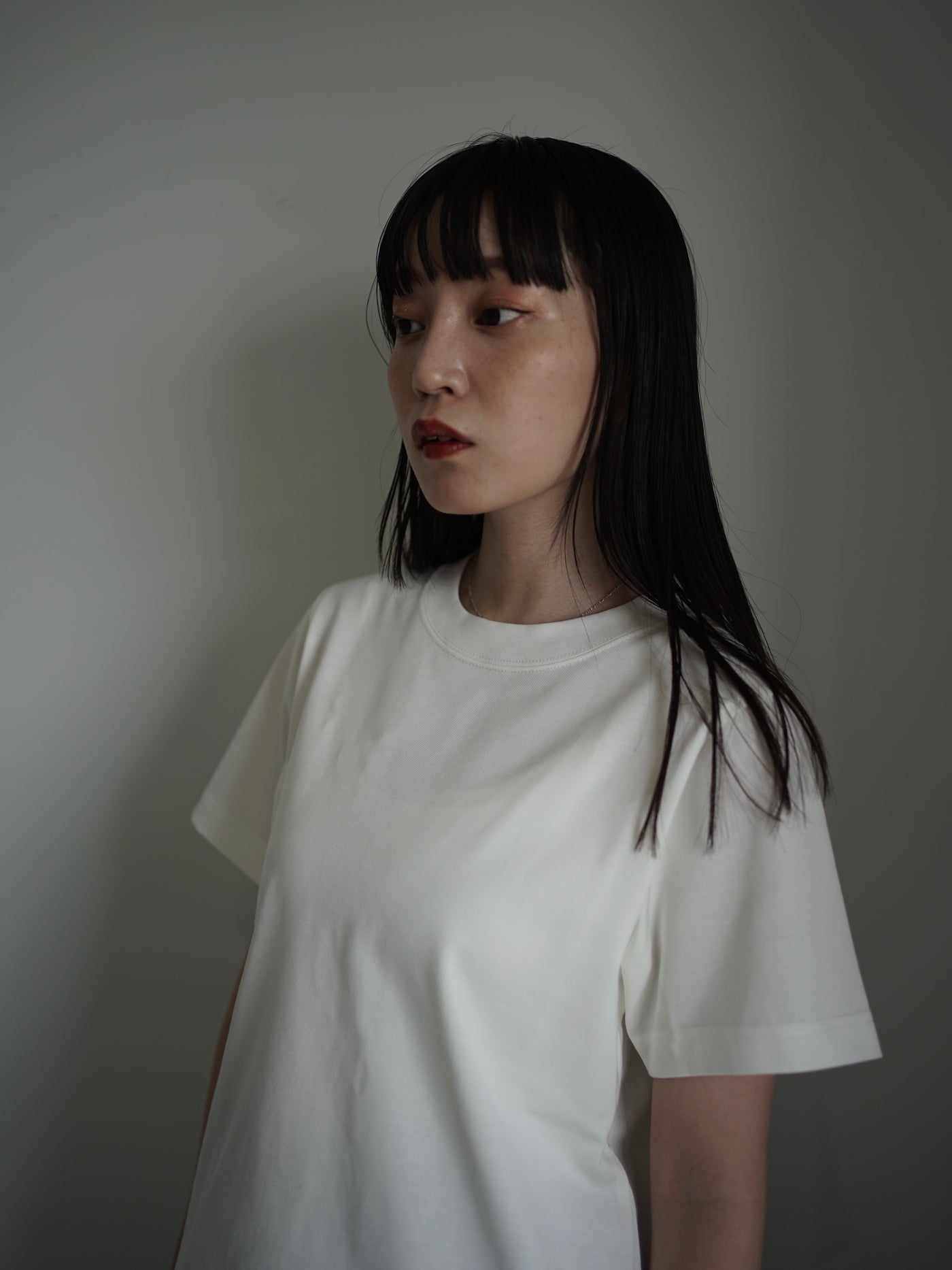 San Joaquin cotton paralleled single jersey crew neck t-shirt