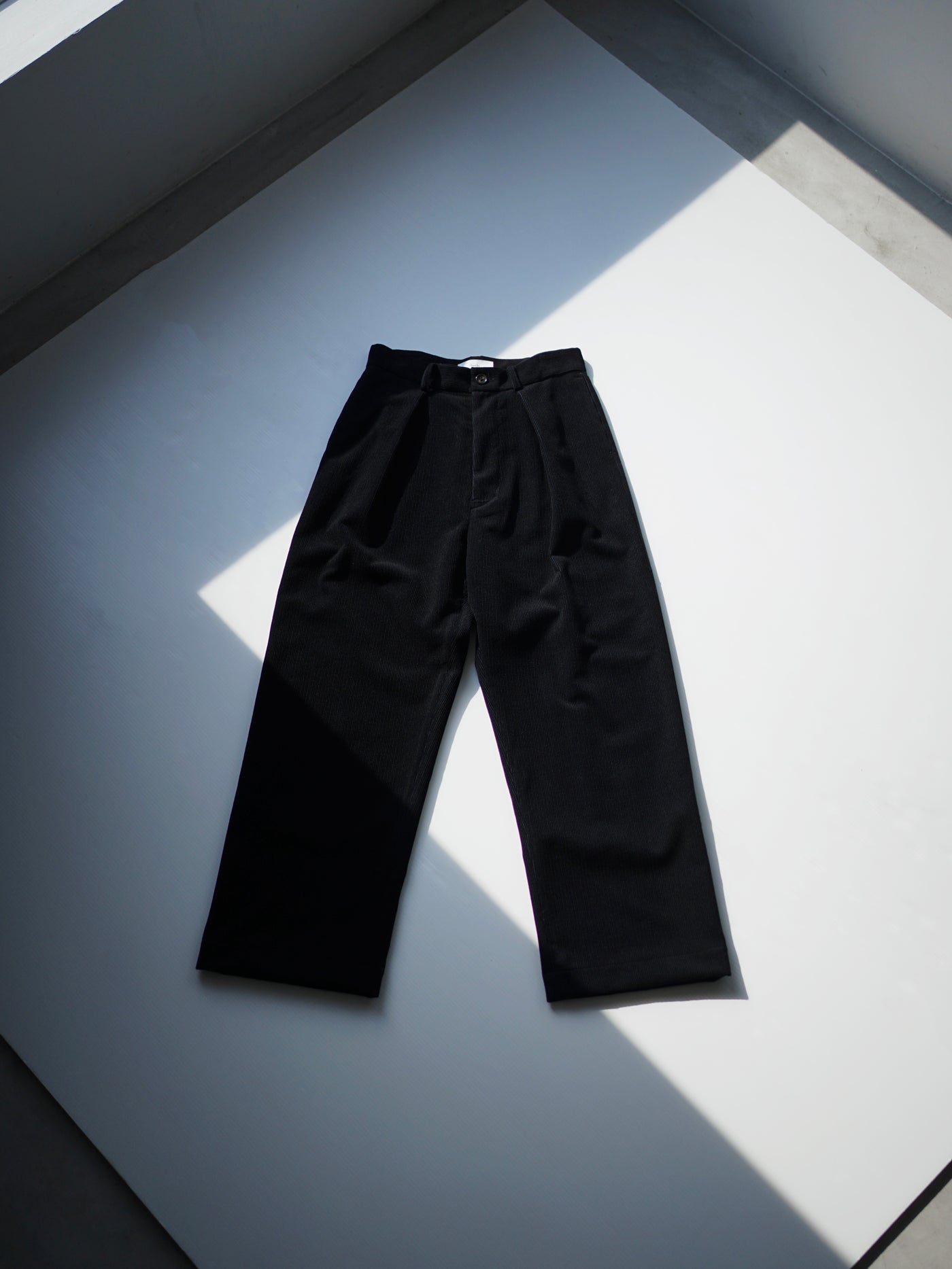 Wool & Cashmere corduroy tuck slacks