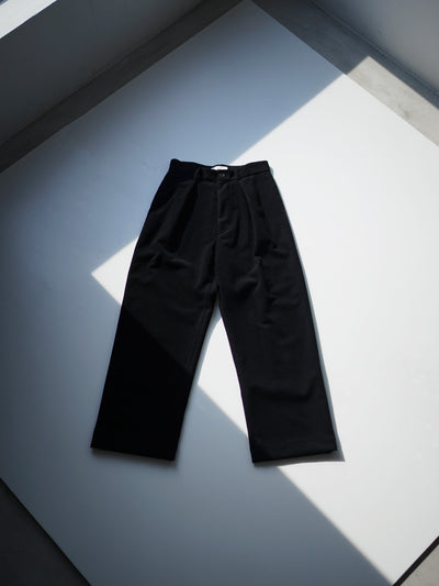 Wool & Cashmere corduroy tuck slacks