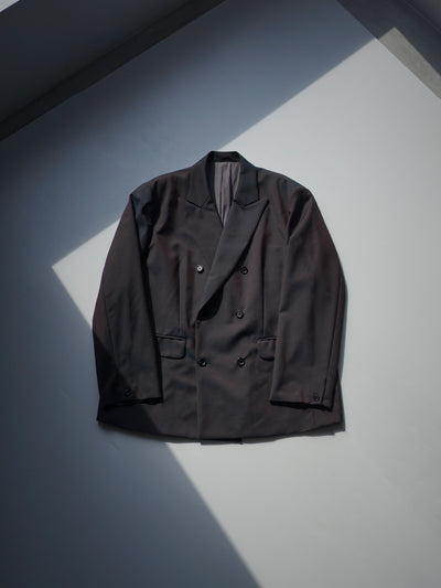 [Pre-order] Wool & Kid mohair Tropical double breasted jacket