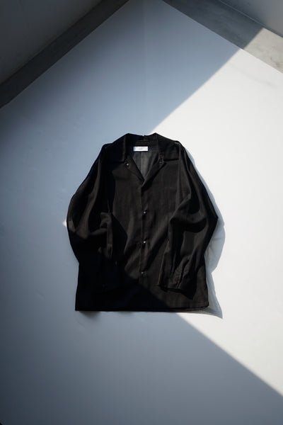 100/2 cotton organdy simple shirt
