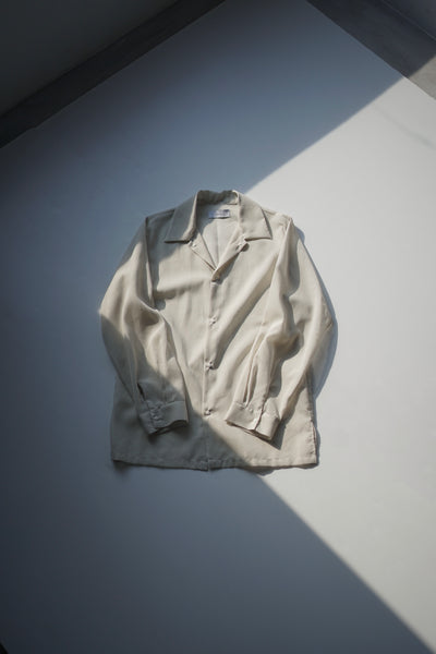 100/2 cotton organdy simple shirt