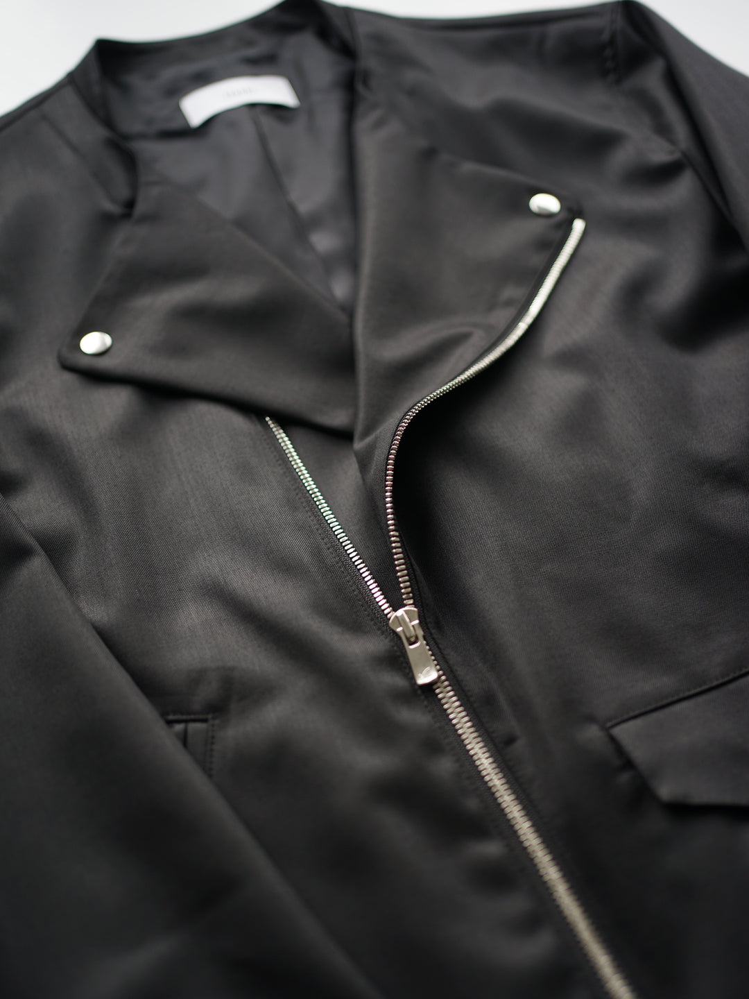 shuttle loom fabric double breasted riders jacket / size2 – itochi