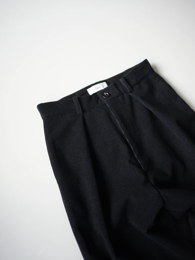 Wool & Cashmere corduroy tuck slacks