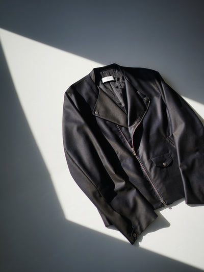 Wool & silk double breasted riders jacket / size2