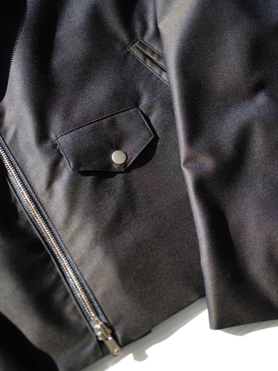 Wool & silk double breasted riders jacket / size1