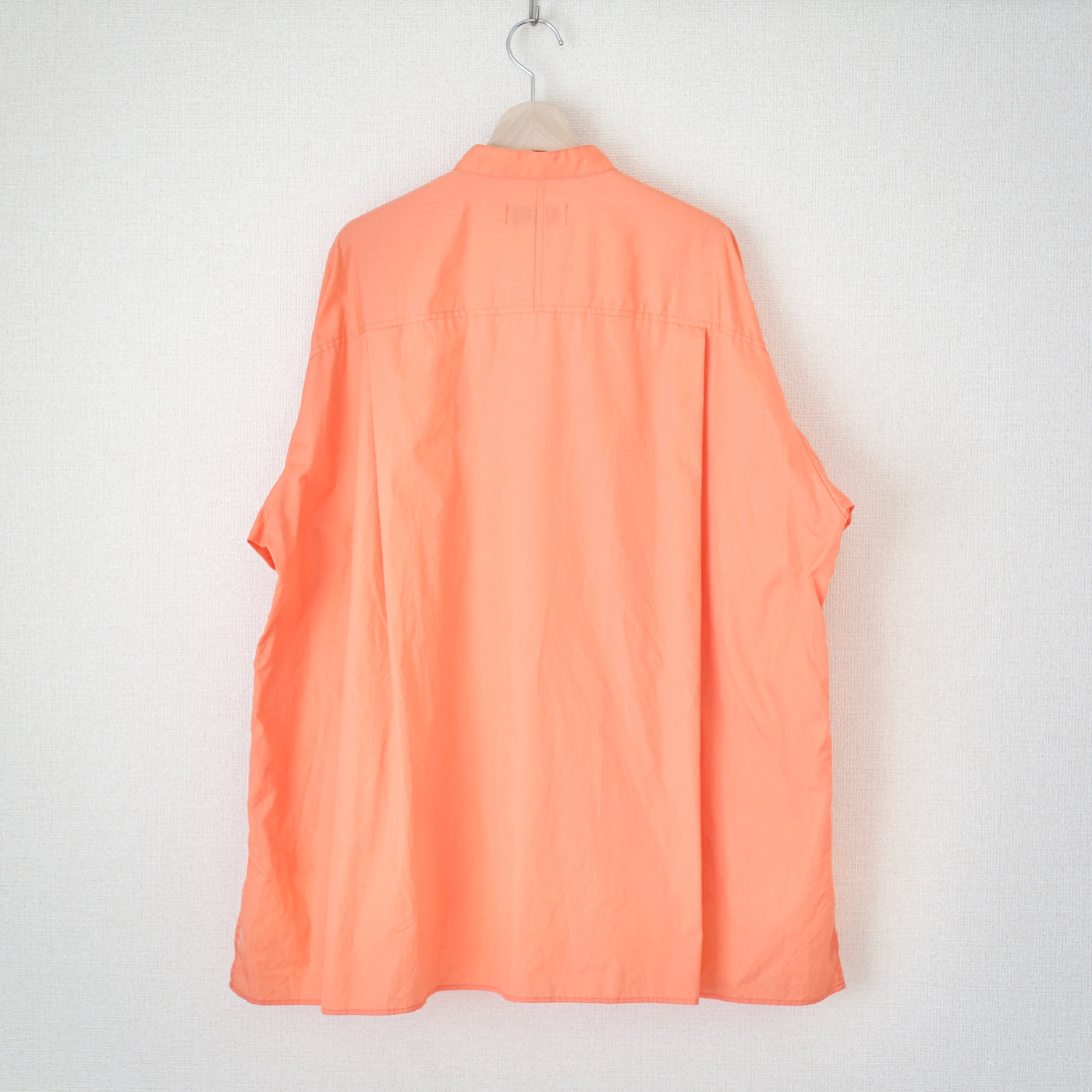 30%OFF【SAMPLE SALE】綿のホーリーシャツ / コーラルピンク / Fサイズ